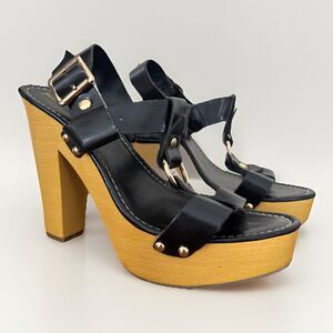 Mossimo Supply Co Platform Heeled Sandals Size 9